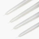 Набор столовых свечей MBM HOME 4 шт. 25 см белый металлик (FR-17 METALLIC WHITE) - изображение 7
