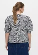 Блуза жіноча H&M 060894141_whiteblack XL Білий-чорний (6666000359124) - зображення 3