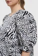 Блуза жіноча H&M 060894141_whiteblack XL Білий-чорний (6666000359124) - зображення 5
