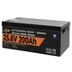 Аккумулятор LP LiFePO4 24V (25,6V) - 200 Ah (5120Wh) (Smart BMS 100А) с BT пластик Уценка - изображение 3