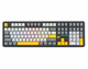 Механічна клавіатура AJAZZ AK108, Full Size 100%, Tri-Mode, Hot-Swap, RGB, Dot-Matrix дисплей, 1000 мА·год - зображення 2