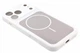 Чохол Magnetic Vision для Apple iPhone 17 Pro Max бампер із мікрофіброю білий - зображення 3