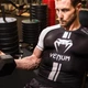Футболка спортивна "Venum" для боксу та фітнесу чорна з білим XL - зображення 5