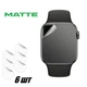 Гидрогелевая защитная пленка для Apple Watch Series 12 (46mm) матовая антибликовая (6шт) - изображение 1