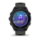 Смарт-годинник Garmin Forerunner 170 Music Black чорний із Black Yellow силіконовим ремінцем - зображення 3