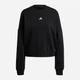 Свитшот женский Adidas Essentials Small Logo Feelcozy Sweatshirt JC5934 M Чорний (4067902211633) - изображение 6