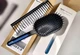 Набір щіток і гребінців DYS Designed Paddle Brush and Detangling Comb Prussian Blue Black (B-98) - изображение 7