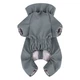 Дощовик для собак WAUDOG Clothes, водонепроникний, L55, В 77-79 см, С 50-55 см, сірий - зображення 5