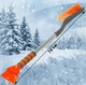 Щітка зі скребком ручкою 78 См Elegant для очищення від снігу та льоду щітка зі скребком (EL 100 122) - изображение 1