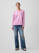 Спортивный костюм женский на флисе GAP 489909792 L Сиреневый (1162346471) - изображение 5