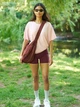 Спортивная футболка для фитнеса женская Uniqlo 551895168 S Розовая (1161962159) - изображение 5