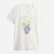 Футболка хлопковая женская GAP 608445451 XL Белая (1162346893) - изображение 5