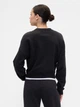 Свитшот на флисе женский GAP 77326000 XL Черный (1162452857) - изображение 2