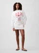Свитшот на флисе женский GAP 816528978 M Молочный (1162456755) - изображение 3
