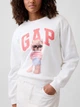 Свитшот на флисе женский GAP 816528978 M Молочный (1162456755) - изображение 4