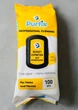 Універсальні вологі серветки для прибирання Purfix Professional Cleaning Big Size, 100 шт, з клапаном - зображення 1