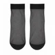 Капроновые носки женские тонкие прозрачные короткие one size черный - изображение 2