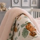 Плед детский MirSon №034 Silky Waffle 22-1420 Little Jungle Friends 60х80 см (2200013893257) - изображение 4
