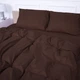 Простирадло №19-1230 Friar Brown Mikrosatin Premium Однотонне 220*240 - зображення 3