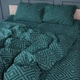 Простирадло Бязь 17-0622 Geometry Emerald 110*160 - зображення 2