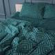 Простирадло Бязь 17-0622 Geometry Emerald 110*160 - зображення 3