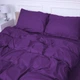 Простынь №19-3424 Sunset Purple Mikrosatin Premium Однотонная 150*220 - изображение 3
