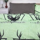 Простирадло MirSon Ranforce Elite 17-0515 Noble deers lime 220*240 - зображення 4