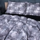 Простынь Поплин 00-8 "Black Flowers" 200*220 - изображение 6
