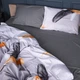 Простынь Сатин 22-1381 Black and Feathered 150*220 - изображение 1