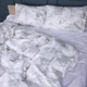 Простынь Сатин 22-1410 Silver Petals 200*220 - изображение 2