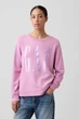 Комплект: світшот і брюки Gap 48(XL) Рожевий (157712) - зображення 8