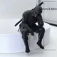 Колекційна 3D фігурка Ніндзя з катаною на край столу, оригінальний японський декор для книжкової полиці - зображення 2
