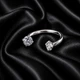 Циркуляр с камнями для пирсинга Asteel C02 цвет серебро 8 мм - изображение 1