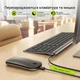Беспроводной комплект клавиатура + мышь Seenda WGJP-031B QWERTZ, аккумуляторные, USB-A, для ПК ноутбука Smart TV - изображение 3