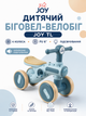 Детский четырехколесный беговел-велобег JOY TL-48-885 с PU-колесами 6", подсветкой и украинским озвучиванием - изображение 1