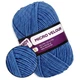 Candy-yarn Micro Velour, Синій №19, мікровелюр 38 г/100 м, плюшева пряжа для в’язання іграшок, амігурумі, пледів, велюрова м’яка пряжа - зображення 1