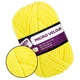 Candy-yarn Micro Velour, Желтый №28, микровелюр 38г/100м, плюшевая пряжа для вязания игрушек, амигуруми, пледов, велюровая мягкая пряжа - изображение 1