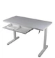 Регульований стіл Barsky StandUp white glass 1200*600 BST-12new - зображення 1