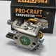 Карбюратор для бензопил 4500, 5200 с выходом под праймер металл ProCraft - изображение 1