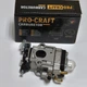 Карбюратор Procraft для мотокос 1E40/44F (з поршнем d40 та d44 мм.) великий отвір - зображення 2