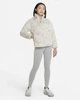 Куртка подростковая Nike Sportswear Big Kids' Faux Fur Jacket XL рост 164 см Белый DV3252-072 - изображение 5