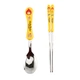 Детские столовые приборы LOCK&LOCK Hello.Bebe из стали 304 Yellow (LBB481N) - изображение 4