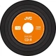 Виниловые музыкальные диски JVC CD-R 52x скорость 700 МБ, чистые диски/CD/перезаписываемые диски, 10 штук в упаковке. - изображение 2