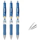 Гелевая ручка M&G Stationery K35 с выдвижным стержнем, для студентов, с маркировкой 0,5 мм, деловая ручка с пулевидным наконечником, ручка для рецептов, высококачественные канцелярские товары, синие чернила, 12 ручек в коробке - изображение 3