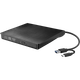 Зовнішній оптичний привід Tengfei USB, зовнішній оптичний привід Type-C, зовнішній DVD-записувач, портативний оптичний привід, CD/DVD-привід, сумісний з ноутбуками та настільними комп'ютерами - зображення 4