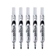 Маркери для білих дошок Pentel, рідкі чорнила з прямим потоком для електронних білих дошок, великий наконечник MWL5S чорний, упаковка з 5 штук - зображення 11