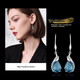 Серьги Eternelle French Eternal в европейском стиле, серебряные кольца 925 пробы, элегантные, модные, легкие и роскошные украшения для женских ушей, подарок на день рождения. - изображение 6