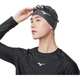 Плавательная шапочка MIZUNO для мужчин и женщин, водонепроницаемая шапочка для взрослых с защитой ушей, не сдавливающая, увеличенного размера, профессиональная силиконовая шапочка N2CW1S26, черная. - изображение 2
