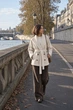 Пальто жіноче кашемірове вільного крою з шалевим коміром Seventeen PreFall 26 кремове XXL-3XL 2460.6903 - зображення 2