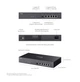 Мультисервисный маршрутизатор TP-LINK ER7406 5 портов Gigabit 44х249х140 мм черный - изображение 9